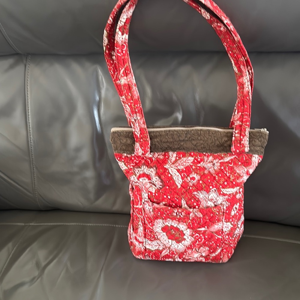 Red Paisley Tote Bag